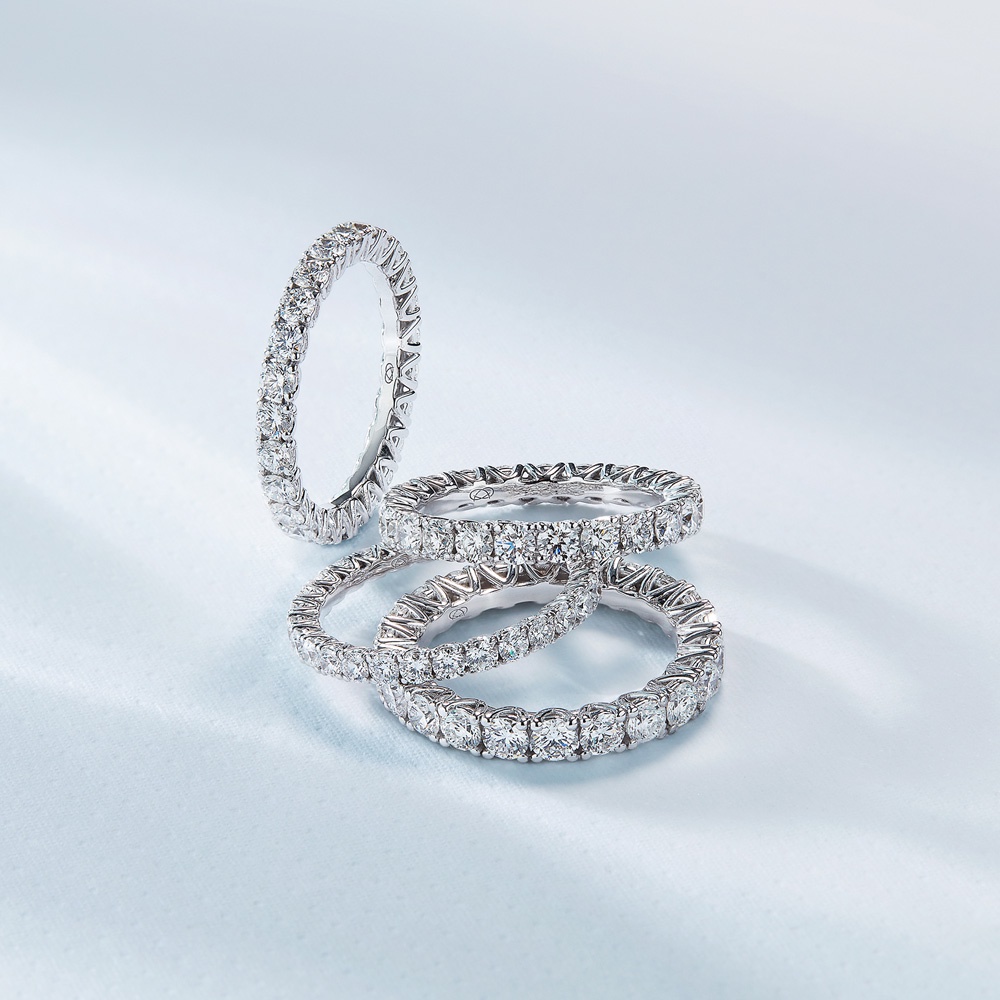 แหวนเพชร-classic-entwine-diamond-band-re014