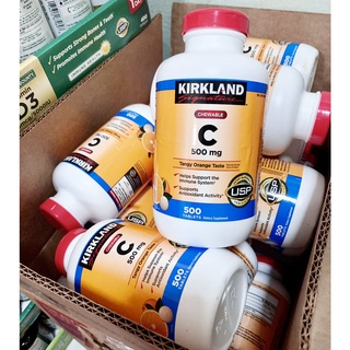 วิตามินซีเม็ดอม (EXP01/24) Kirkland Signature Vitamin C 500mg. (500Tablets)