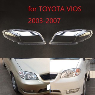 ฝาครอบเลนส์ไฟหน้า แบบใส สําหรับ TOYOTA VIOS NCP42 2002-2007