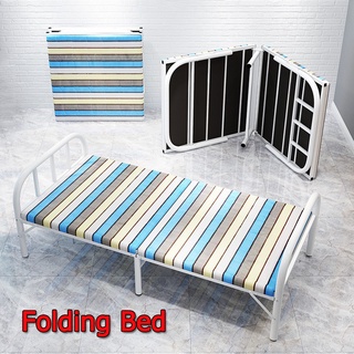 เตียงพับ เตียงเดี่ยว เตียงพกพา เตียง พับได้ พกพาง่ายน้ำหนักเบา187x75x60ซม folding bed alizmart