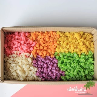 ราคาส่ง🌟อาลัวจิ๋ว อาลัวเล็ก อาลัวเพชรบุรี เม็ดเล็ก 6 สี เนื้อเน้น ๆ ไม่รวมลัง บรรจุถุง 💝《เจ》 photo