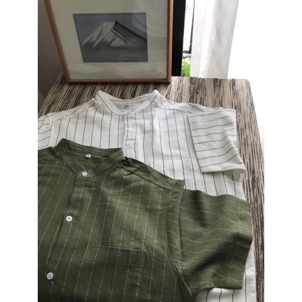 ภาพสินค้าK.shirtitem - Cotton Linen - คอจีนแขนสั้น จากร้าน k.shirtitem บน Shopee ภาพที่ 5