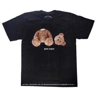 เสื้อยืด- เสื้อยืด palm angels หมีหัวขาด  palmangels streetwear ปาล์มแองเจิล