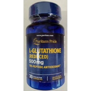ภาพหน้าปกสินค้าPuritan L-Glutathione (Reduced) 500 mg 30 capsules แอล-กลูต้าไธโอน ที่เกี่ยวข้อง
