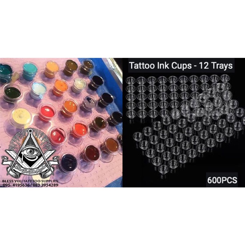 tattoo-clear-ink-cup-trays-ถาดสีสัก