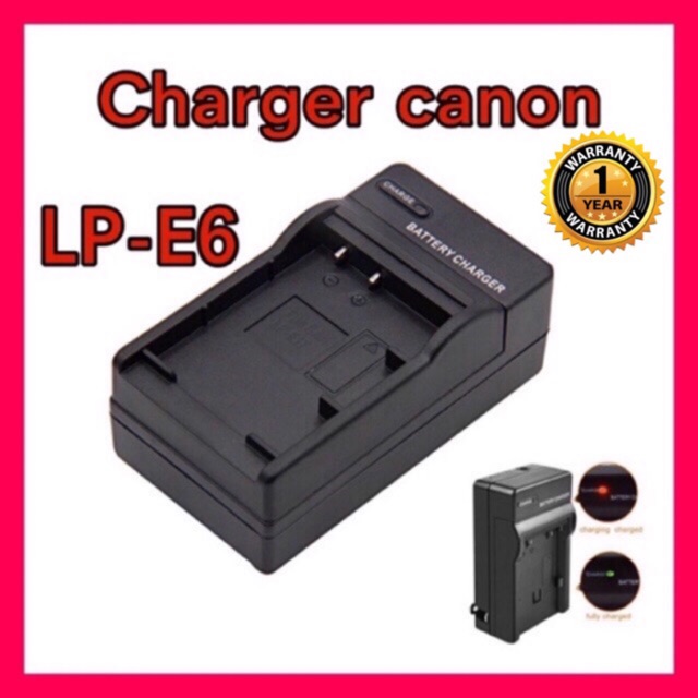 แท่นชาร์จแบตกล้อง-แคนนอน-lp-e6-canon-charger-lp-e6