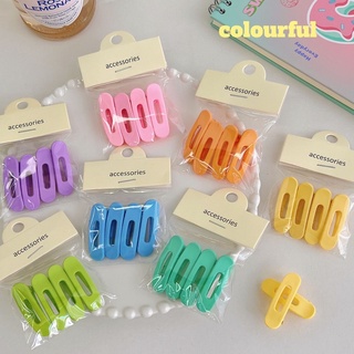 Cute กิ๊บติดผม กิ๊บเด็ก กิ๊บหนีบผม Colourful 4 ชิ้น / แพ็ค ยาว 4 cm.