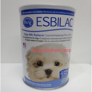 ((แพคเกจใหม่ค่ะ รูปที่ 4 ค่ะ)) Petag Esbilac นมผงทดแทนนมลูกสุนัข ขนาด 340g หมดอายุ 09/2024