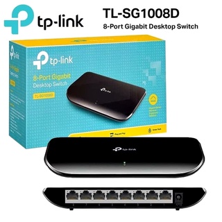 ภาพหน้าปกสินค้าSWITCH (สวิตซ์) TP-LINK 8 PORTS (TL-SG1008D) GIGABIT PORT 10/100/1000Mbps ที่เกี่ยวข้อง