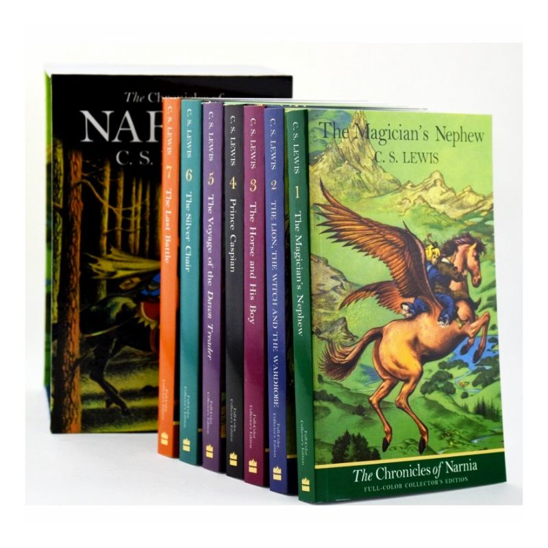 The Chronicles of Narnia set 7 books ด้านในภาพสี (พร้อมส่ง) | Shopee ...