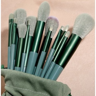 Ready stock 13pcs makeup brush set foundation eyeshadow brush fluffy soft