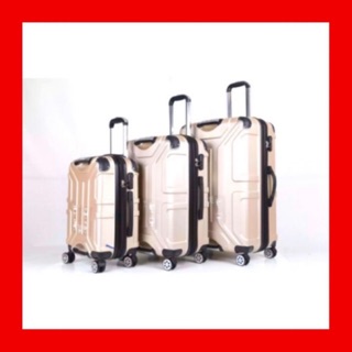 Luggage กระเป๋าเดินทาง ไชส์20”24”28นิ้ว 4ล้อคู่360องศาล้อ+ซิปกันกรีด+ซิปขยาย