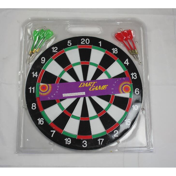 ภาพหน้าปกสินค้ากระดานปาเป้า 15นิ้ว ปาได้ 2 หน้า Dartboard กระดานปาเป้าไม้ พร้อมลูกดอก6ลูก เกมปาเป้า จากร้าน komi_home บน Shopee