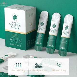 【DREAMER】LAIKOU 20Pcs/Box Centella Frozen Face Sleeping Mask No-Clean Brighten Skin Tone Reduce Wrinkles