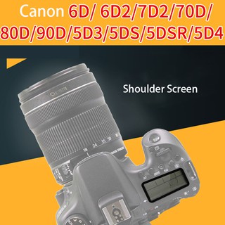 ฟิล์มกระจกนิรภัยกันรอยหน้าจอ LCD สําหรับ Canon 6D 6D2 7D 7D2 70D 80D 90D 5D3 5D4 5DSR 5D4