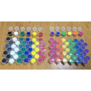 สีโปสเตอร์ ปลอดสารพิษแบบตลับ 2 มล. 6 สี  - Color cartridge 2 ml. 6 color