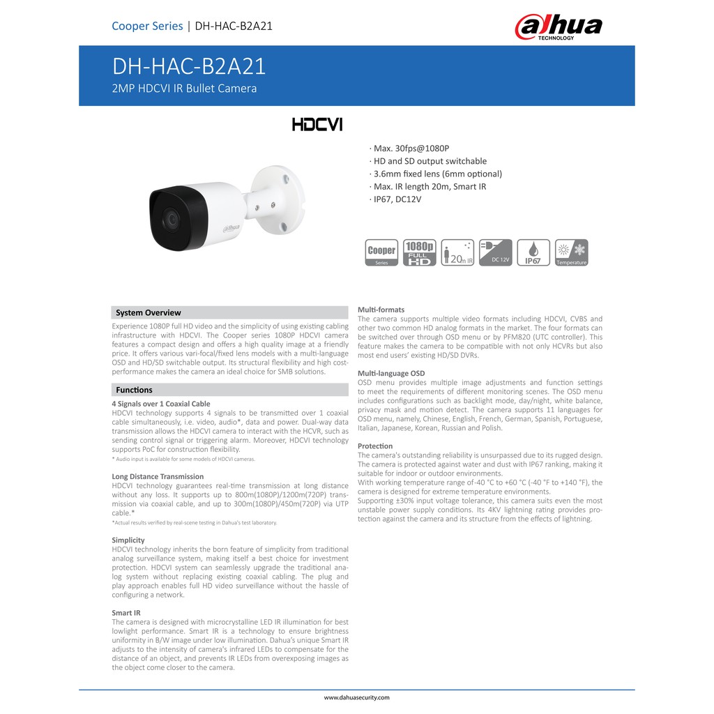 dahua-กล้องวงจรปิด-รุ่น-dh-hac-b2a21-ความละเอียด-2-ล้านพิกเซล