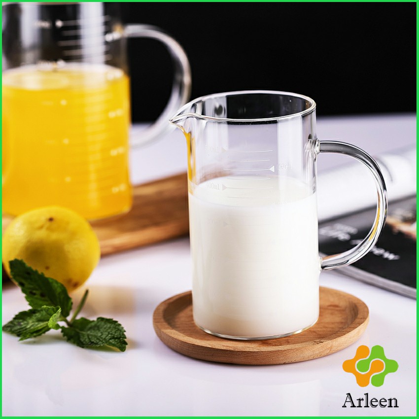 arleen-ถ้วยตวงเบเกอรี่ครัว-ถ้วยตวงแก้ว-ทนความร้อน-บีกเกอร์ความจุขนาดใหญ่-glass