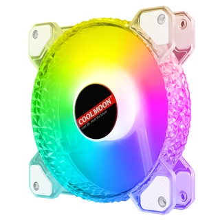Coolmoon พัดลมระบายความร้อน RGB 120 มม.