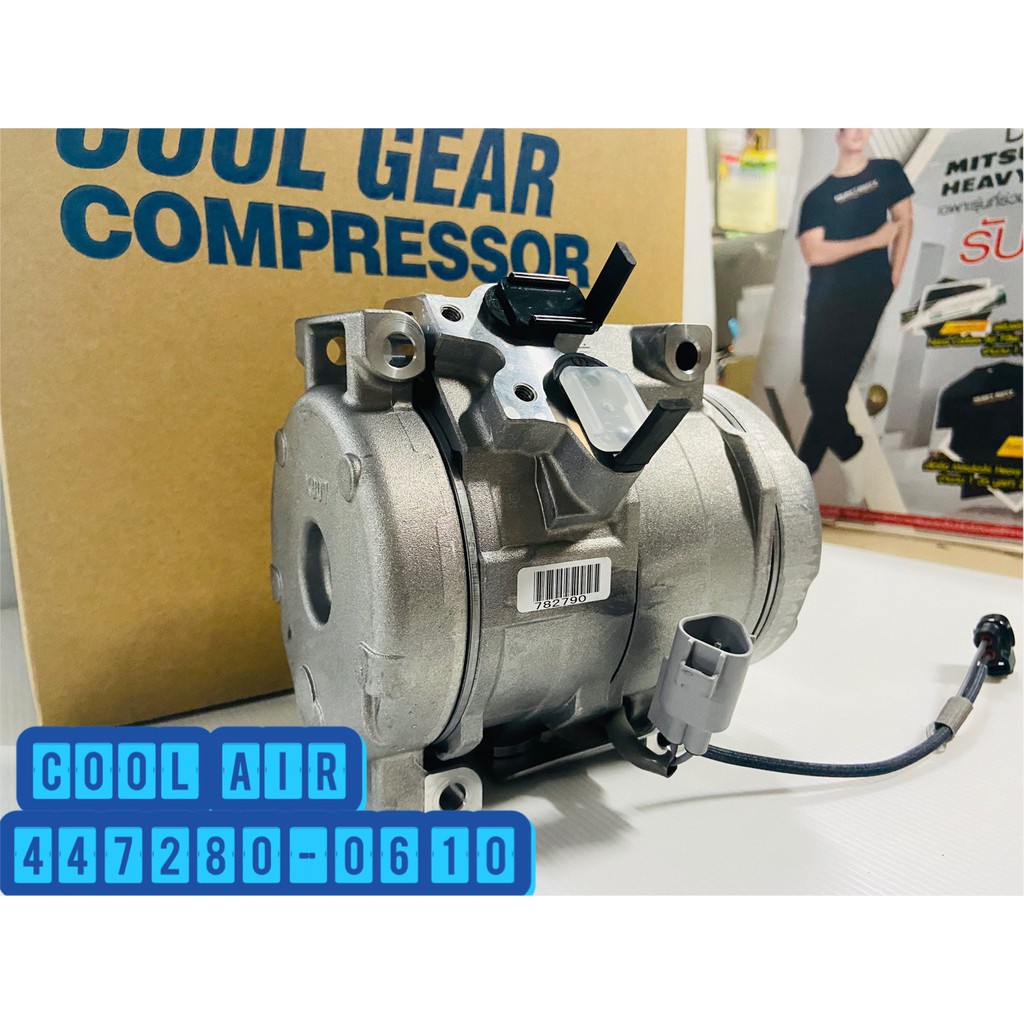 คอมเพรสเซอร์รหัส-447280-0610-compressor-toyota-commuter-2004-diesel-10s17c