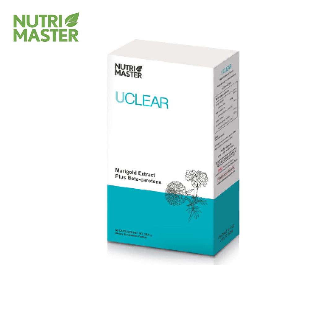 nutrimaster-uclear-nutri-master-นูทรี-มาสเตอร์-ยูเคลียร์-มีลูทีน-lutein-บำรุงสายตา-30-แคปซูล