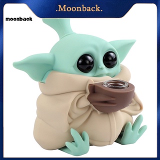 ■✲&lt;moonback&gt; โมเดลฟิกเกอร์แมนดาลอเรีย Baby Yoda Pipe ของเล่นสําหรับเด็ก