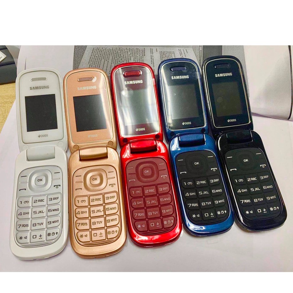 โทรศัพท์มือถือซัมซุง-samsung-gt-e1272-ใหม่-สีแดง-มือถือฝาพับ-ใช้ได้-2-ซิม-ทุกเครื่อข่าย-ais-true-dtac-my-3g-4g-ปุ่มกด