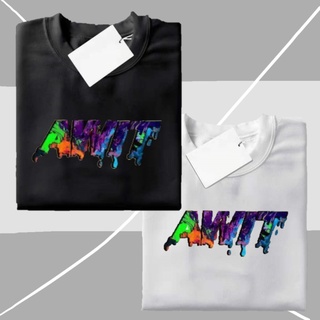 เสื้อเบลาส์ - [แร็ปเปอร์] Awit การออกแบบข้อความที่มีสีสันแฟชั่นเสื้อผ้าเสื้อยืดผ้าฝ้าย "4 ขนาด S, M