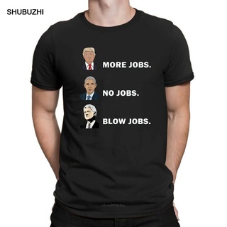 เสื้อยืดสีขาวเสื้อยืด ผ้าฝ้าย พิมพ์ลาย Donald Trump Obama Bill Clinton สําหรับผู้ชาย และผู้หญิง