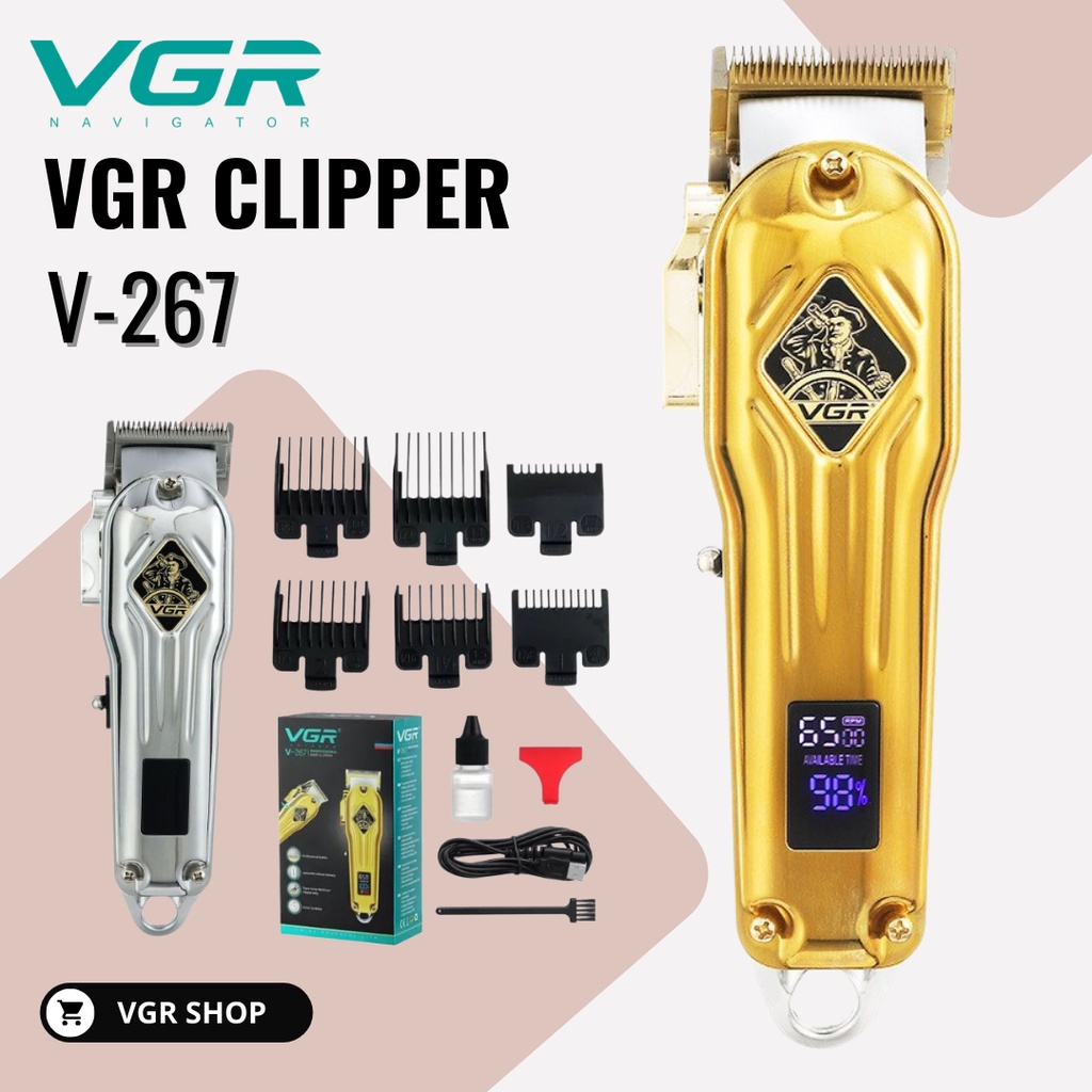 (มาใหม่) VGR V-267 ปัตตาเลี่ยนตัดผมไร้สาย | Shopee Thailand