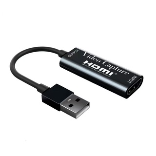 4K HDMI Capture Card USB 2.0 To HDMI สามารถบันทึกวิดีโอและเสียงจากอุปกรณ์ต่างๆได้ 1080P/60FPS HD Video