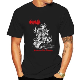 T-shirt  เสื้อยืด พิมพ์ลาย Abominator ian War Worship Death Metal สีดําS-5XL