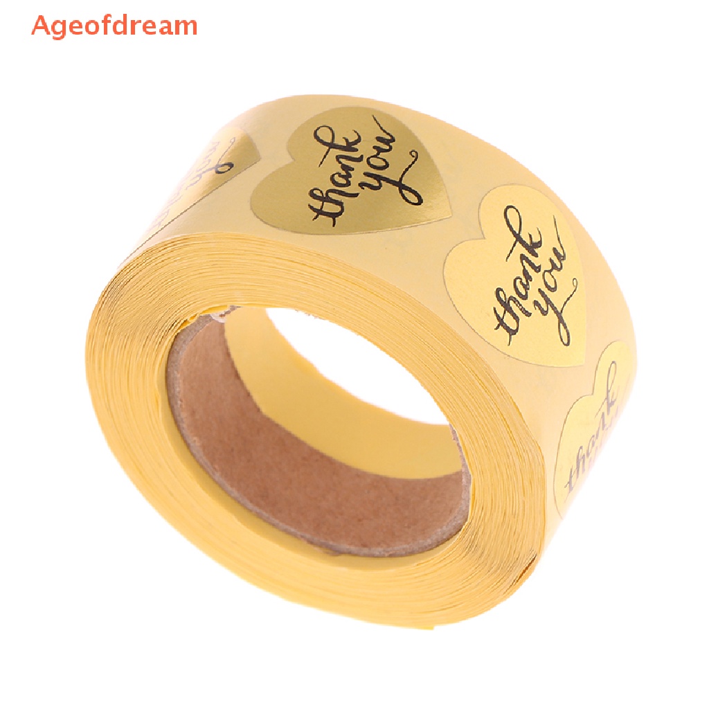 ageofdream-ป้ายฉลาก-รูปหัวใจ-สีทอง-ขนาดเล็ก-สําหรับตกแต่งงานแต่งงาน-diy-500-ชิ้น