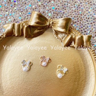Yalayee [Manicure Jewelry] เครื่องประดับเพชรอัลลอย รูปมิกกี้ สามมิติ ขนาดใหญ่ สไตล์ญี่ปุ่น สําหรับตกแต่งเล็บ
