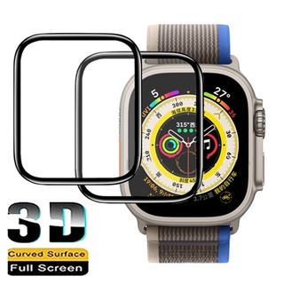 2PCS Screen Protector Compatible for Apple Watch Ultra 49mm HD Tempered Glass Protective Film for iwatch Ultra 49mm Smart Watch Accessories