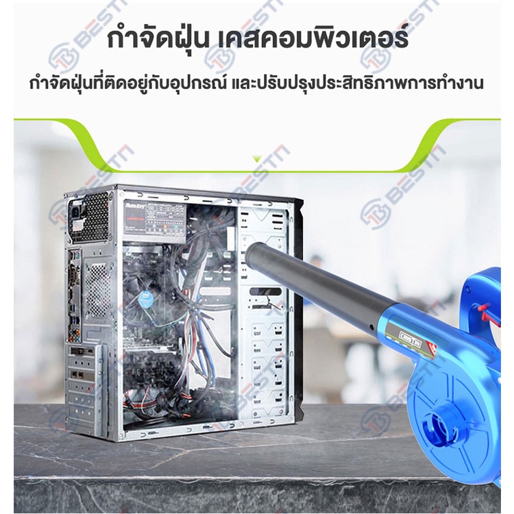 เครื่องเป่าลม-1600w-ดูดฝุ่น-ล้างแอร์-ใช้งานได้-2-ฟังก์ชั่น-เป่าลม-ดูดฝุ่นelectric-blower-พร้อมถุงเก็บฝุ่นมีซิบอย่าง