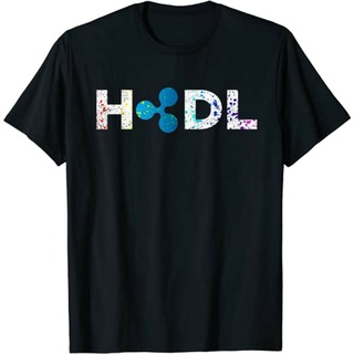 [S-5XL] เสื้อยืดลําลอง ผ้าฝ้าย แขนสั้น พิมพ์ลาย Xrp Ripple Hodl Crypto เหมาะกับของขวัญ แฟชั่นสําหรับผู้ชาย ไซซ์ Xrp Coin