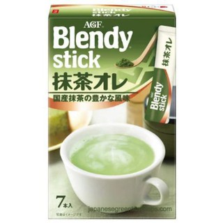 ❤️ไม่แท้คืนเงิน❤️ AGF Blendy Stick Matcha Latte 84 g. ชาเขียวญี่ปุ่นผสมนม พร้อมชงดื่ม