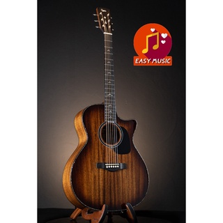 กีตาร์โปร่งไฟฟ้า Gusta Grand Koa Acoustic-Electric Guitar