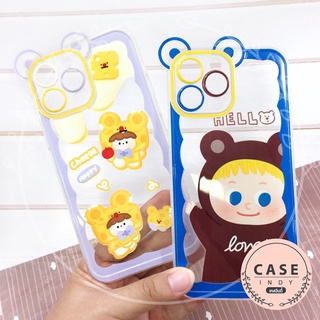 เคสเสี่ยวมี่ Xiaomi Redmi 9A Redmi 10Aเคสมือถือซิลิโคน TPU นิ่มใสกันกล้องหูหมี ลายน่ารัก