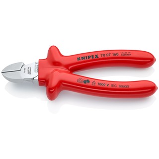 KNIPEX Diagonal Cutters VDE - 160 mm คีมตัดทแยงมุม VDE 160 มม. รุ่น 7007160