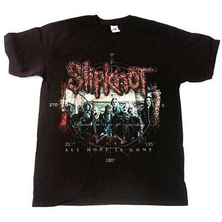 ขายดี!กระหน่ํา เสื้อยืดลําลอง แขนสั้น คอกลม พิมพ์ลายเถาวัลย์ All Hope Is Gone Rock Star Heavy Metal G.S MLjhgc57KOafka59