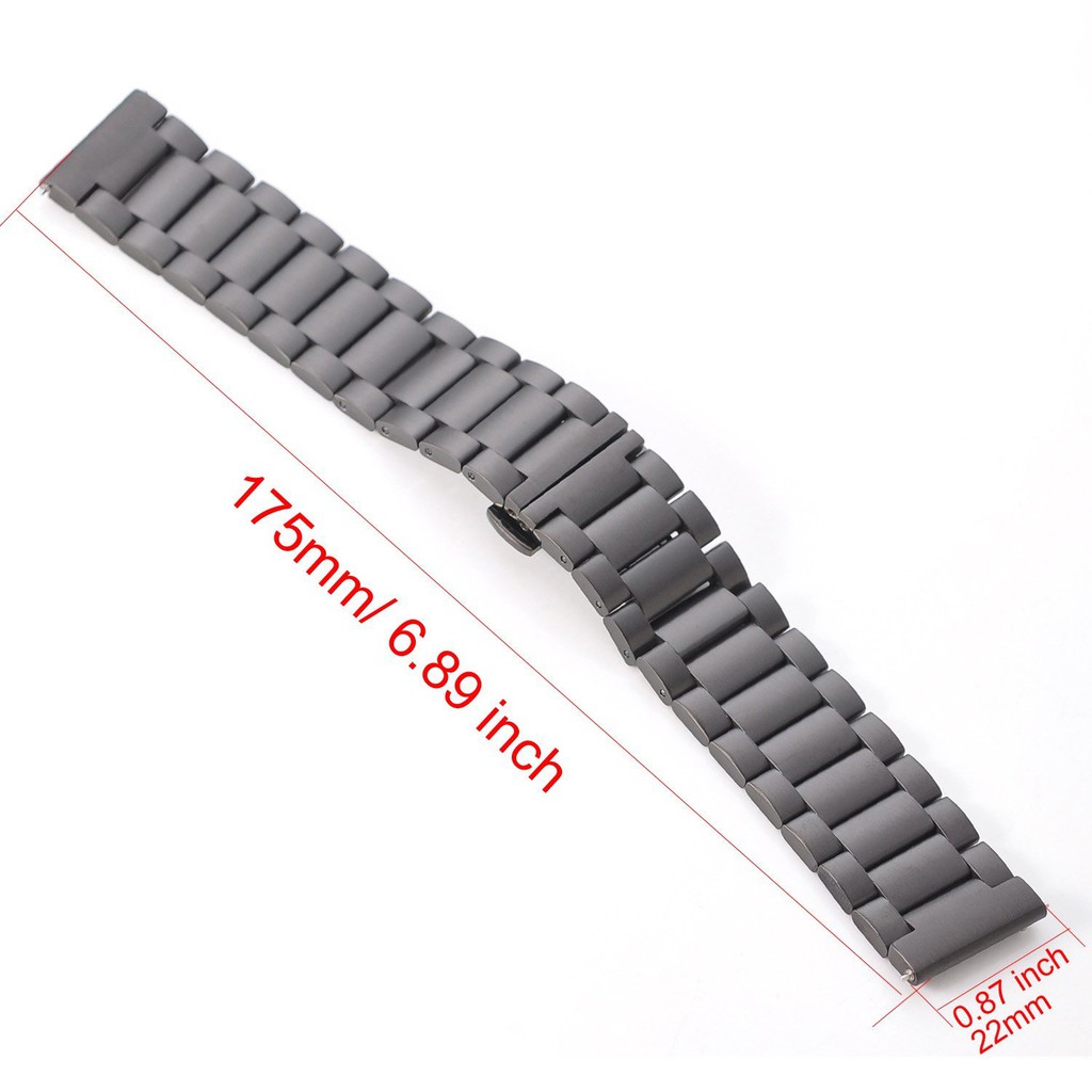 สายรัดข้อมือสแตนเลสสตีลสำหรับนาฬิกากีฬา-huami-amazfit-stratos-2-2s-3