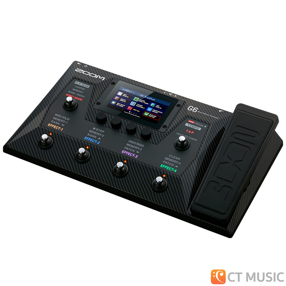 zoom-g6-multi-effects-processors-เอฟเฟคกีตาร์