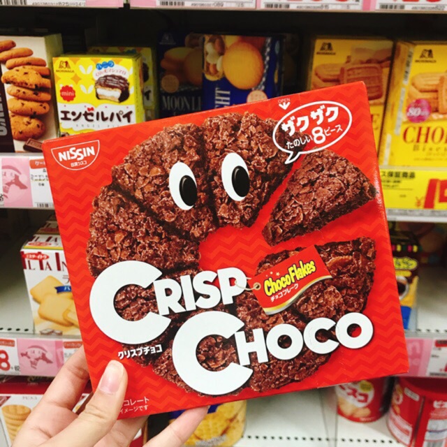 ภาพหน้าปกสินค้าNissin Crisp Choco 80g พายกรอบช็อคโกแลต ขนมญี่ปุ่น จากร้าน gimyongdotshop บน Shopee