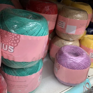 ด้ายถักซัมเมอร์วีนัส เบอร์ 20 เส้นใหญ่ (รวมสีที่ทางร้านมี) Venus Crochet Knitting Yarn