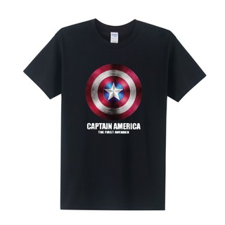 เสื้อยืดใหม่ 2022เสื้อยืดผ้าฝ้ายพิมพ์ลาย Marvel Capn America Capn America สำหรับผู้ชายL XL  XXL 3XL
