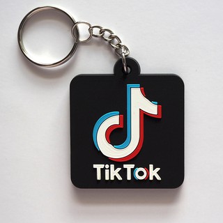 พวงกุญแจยาง TIKTOK ทิคทอค ติ๊กตอก