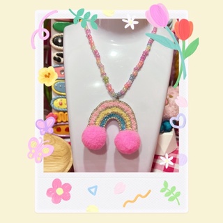 สร้อยน้องสายรุ้งงานHandmade🌈💕