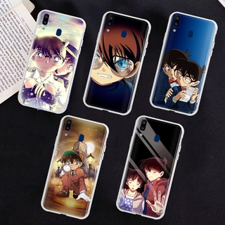 เคสโทรศัพท์มือถือ แบบใส ลายนักสืบโคนัน สําหรับ Samsung Galaxy Note FE Ultra 10 20 S20 Lite Plus